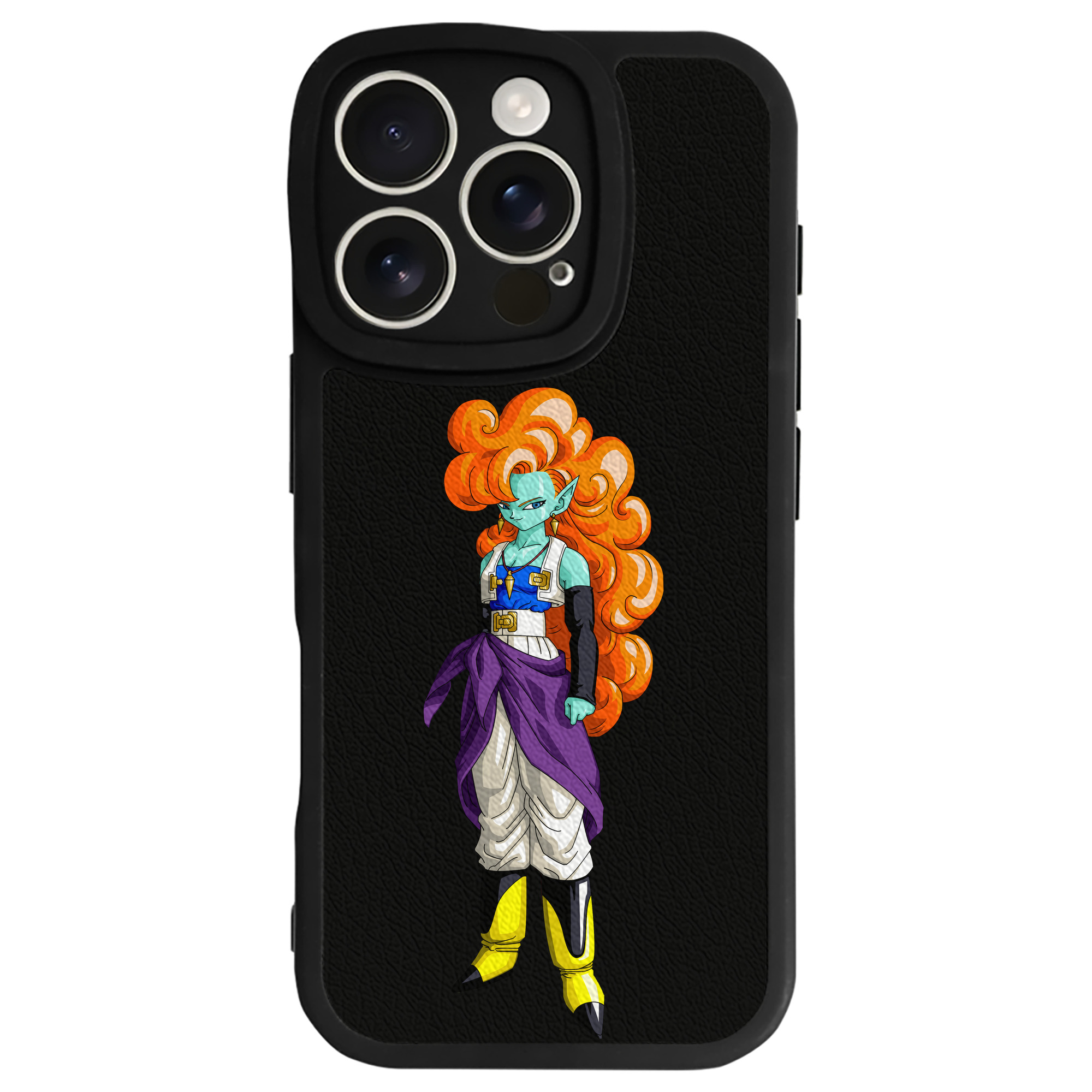 （画像用） ドラゴンボール DRAGON BALL 【iPhone 16シリーズ対応】シリコンスマホケース（レザー調） 材質：シリコン